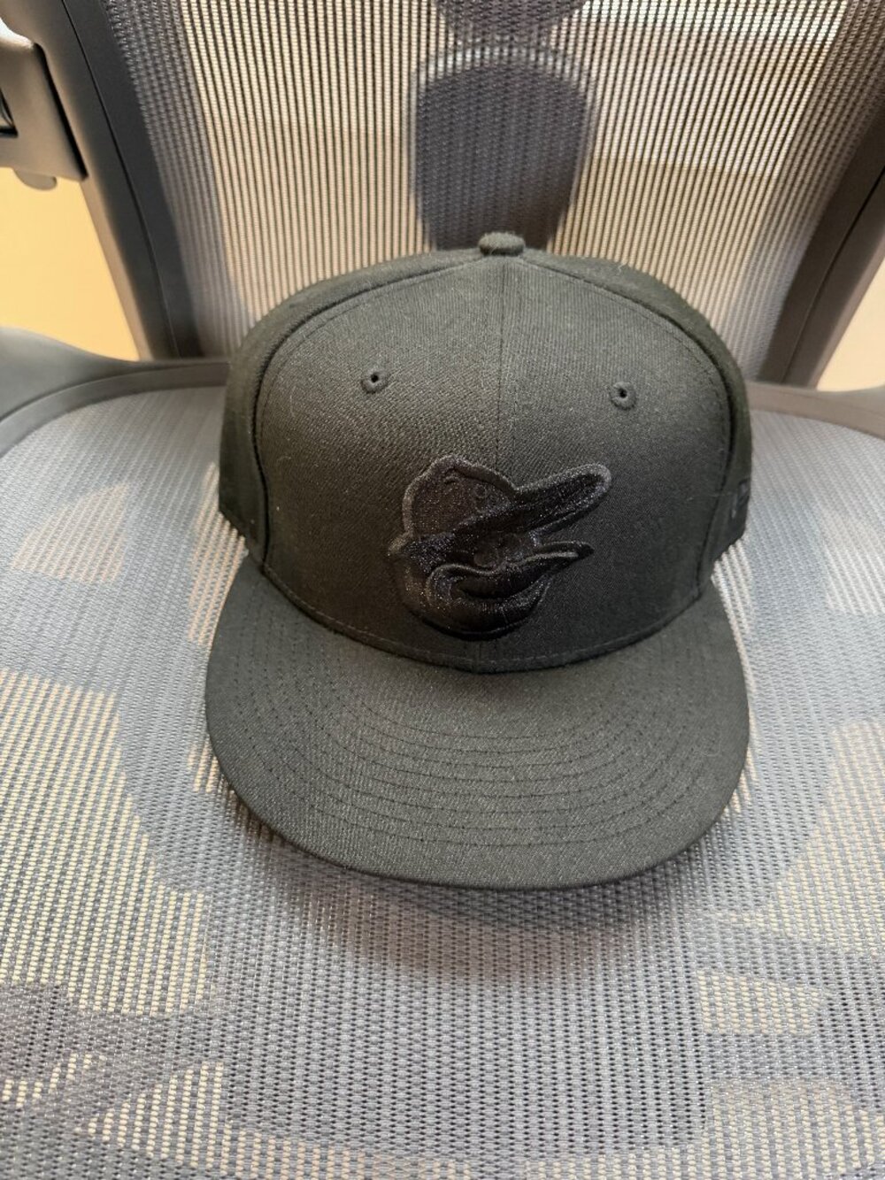 New Era 9FIFTY Baltimore Orioles Blackout Snapback Hat Black OSFM